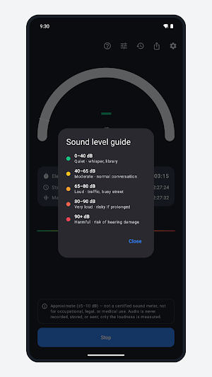 Sound Meter: dB Noise Level Screenshot 1