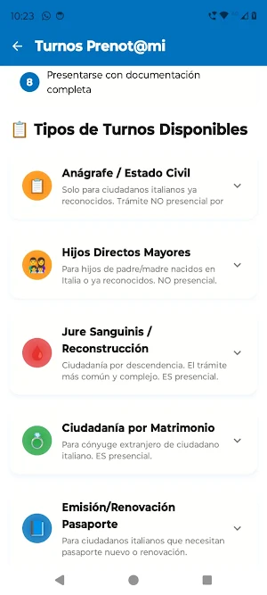 Ciudadanía Italiana Info Screenshot 2