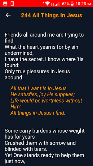 Hymn book Screenshot 3