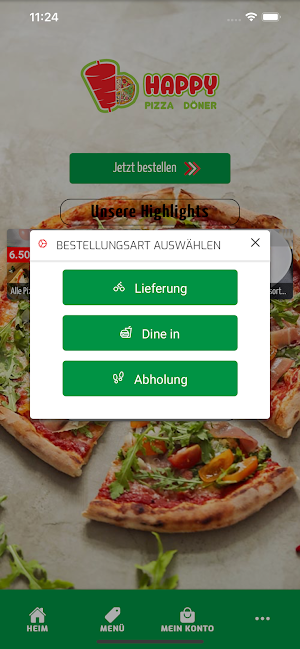 Happy Pizza Döner Screenshot 1