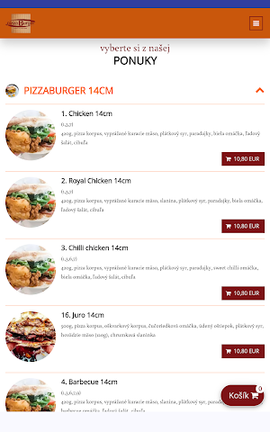 Pizza Burger original Screenshot 2