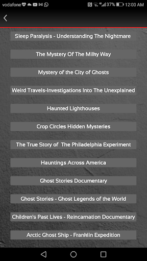 Mystery Documentaries - Paranormal Documentaries👽 Screenshot 2