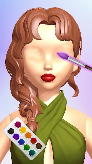 Doll 3D DIY: Doll Makeover Screenshot 1