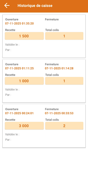 MISKA Courrier Screenshot 0