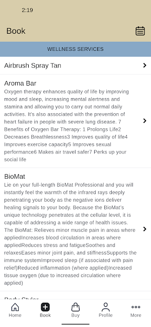 OM Center for Wellness Screenshot 1