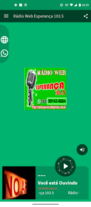 Rádio Web  Esperança 103,5 FM Screenshot 0