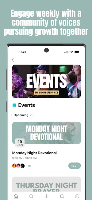 The Unhindered Voice App Screenshot 3