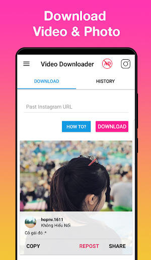 Video downloader for Instagram 2020 - Repost IG Screenshot 2