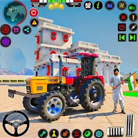 Real Farmer Tractor Drive Game