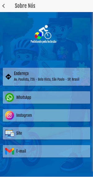 Pedalando pela Inclusão Screenshot 2