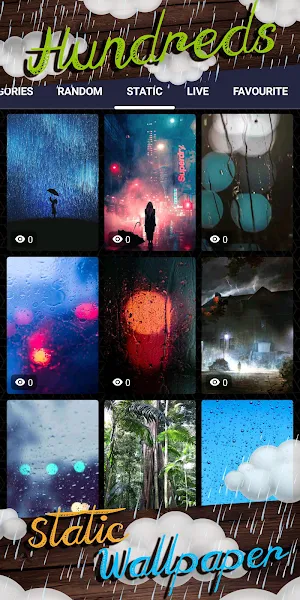 rain background Screenshot 3