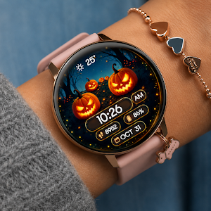 Pumpkin Forest Watch Face Screenshot 0