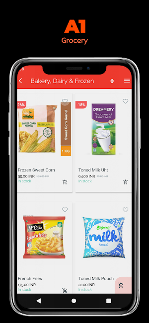 A1 Grocery Online Store Demo O Screenshot 0