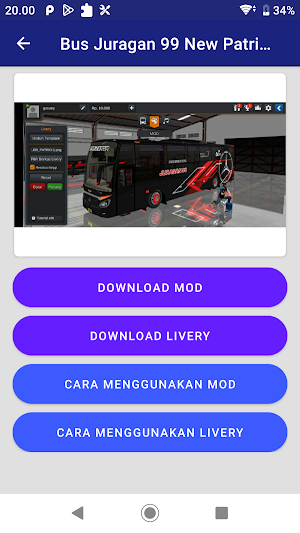 Mod Bussid Viral Teranyar Screenshot 3