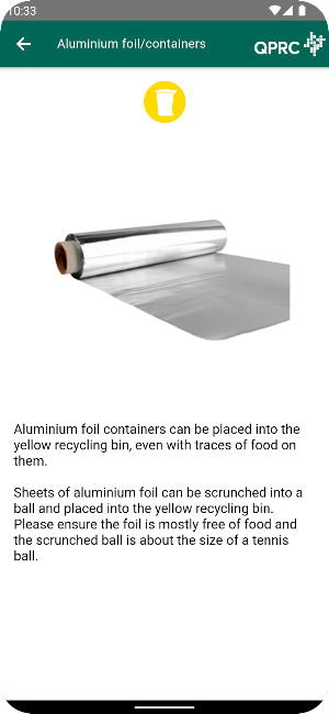 QPRC Waste Info Screenshot 3