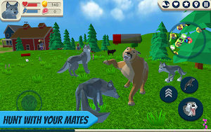 Wolf Simulator: Wild Animals 3D Screenshot 0