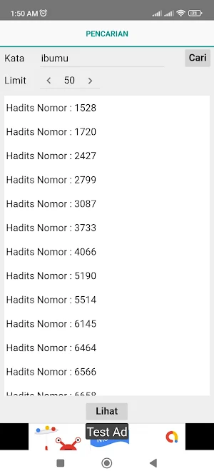 Hadis Bukhari Screenshot 2