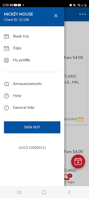 MetroRide MSP Screenshot 0