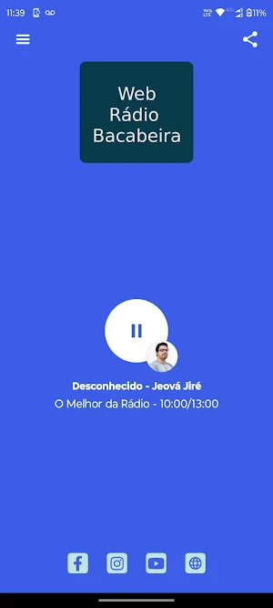 Web Rádio Bacabeira Screenshot 2