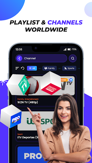 IPTV Online Player: Live TV Screenshot 2