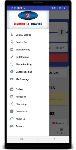 Zimindara Travels Screenshot 0