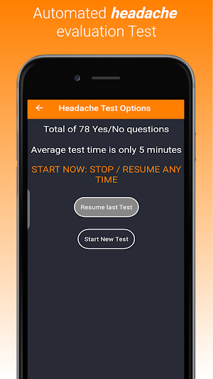 Headache Track n Test Screenshot 3