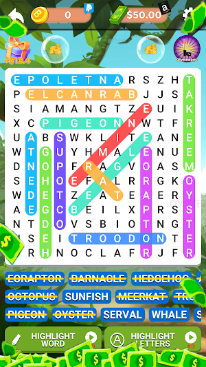 Word Search:Win Real Money Screenshot 2