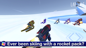 Rocket Ski Racing: Can You Win the Race? Screenshot 1