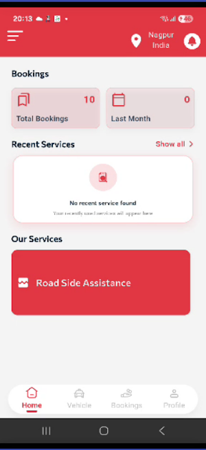 Roadside Services Customer Screenshot 2