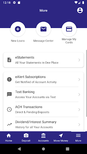 ETMA Federal Credit Union Screenshot 2