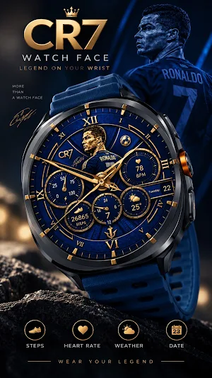 LX001 CR7 Luxury Watch Face Screenshot 1