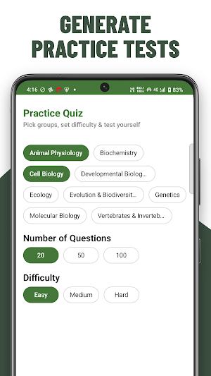 Zoology Quiz - Topics Practice Screenshot 1