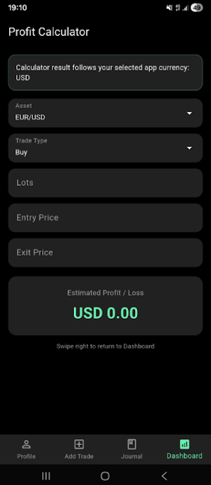 Trading Journal Screenshot 3
