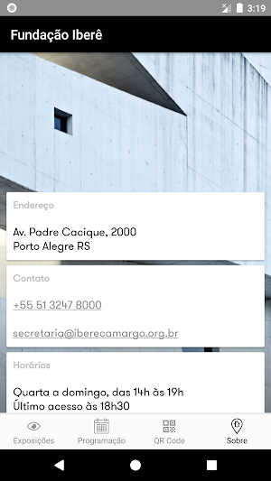 Fundação Iberê Screenshot 2