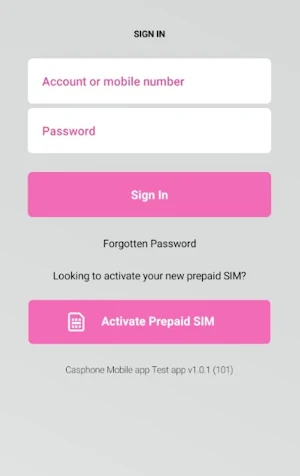 My Casphone Mobile Screenshot 2