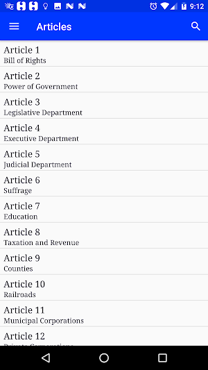 Texas Constitution Screenshot 1