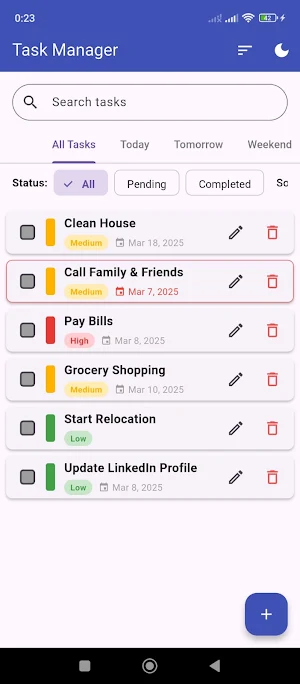 To Do List - Task Manager Screenshot 0
