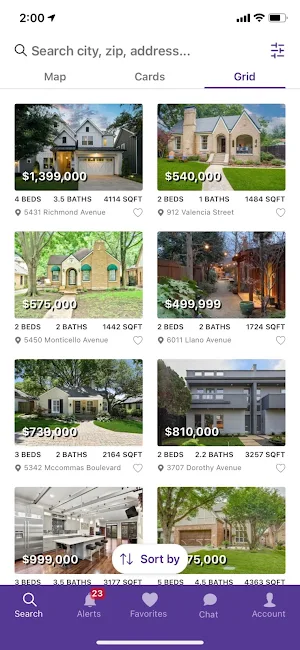 Pam Harrington Real Estate Screenshot 2