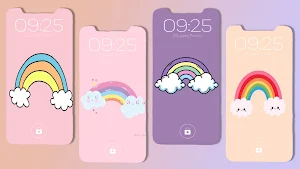 Cute Rainbow Wallpaper Screenshot 3