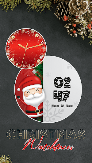 Christmas Theme Watch Face Screenshot 1