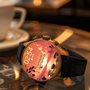 KeyWF44 Coffee Sunset II Watch Screenshot 3