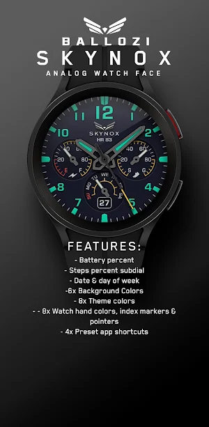 BALLOZI Skynox Watch Face Screenshot 0