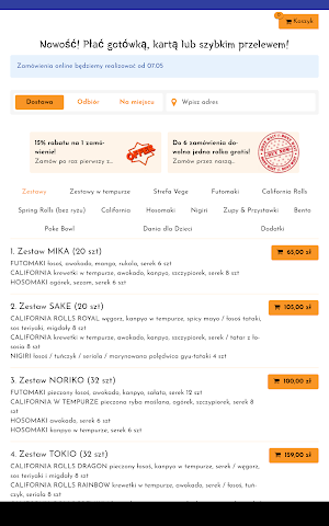 Takeout Sushi Screenshot 2