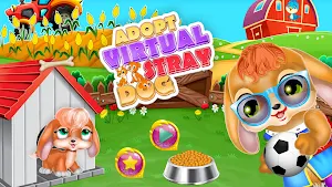 Adopt Virtual Stray Dog: Pet Care & Makeover Screenshot 0