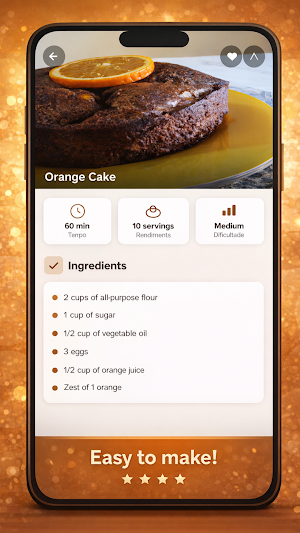 Easy Homemade Cake Recipes Screenshot 1