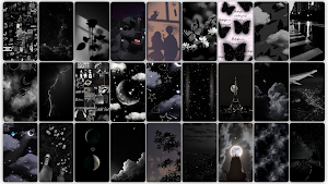 Black Aesthetic Wallpaper LIVE Screenshot 0