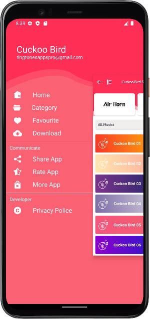 Cuckoo Bird Sounds Screenshot 2