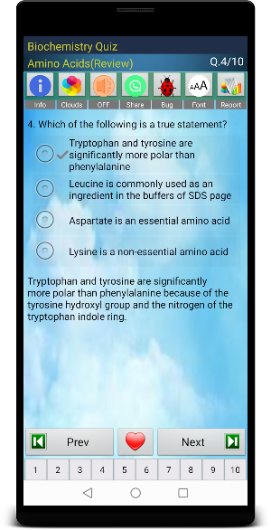 Biochemistry Quiz Screenshot 3