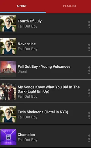 Fall Out Boy Music players Screenshot 1