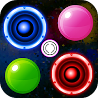 Bubble Shooter Glow Air Hockey